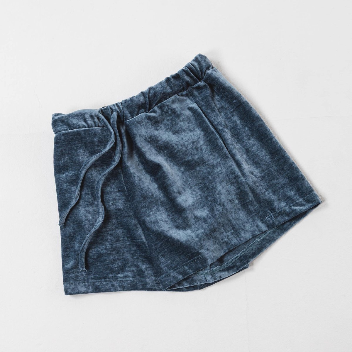 Luxe Velour Relax Short Pants - ブルー | harapeco