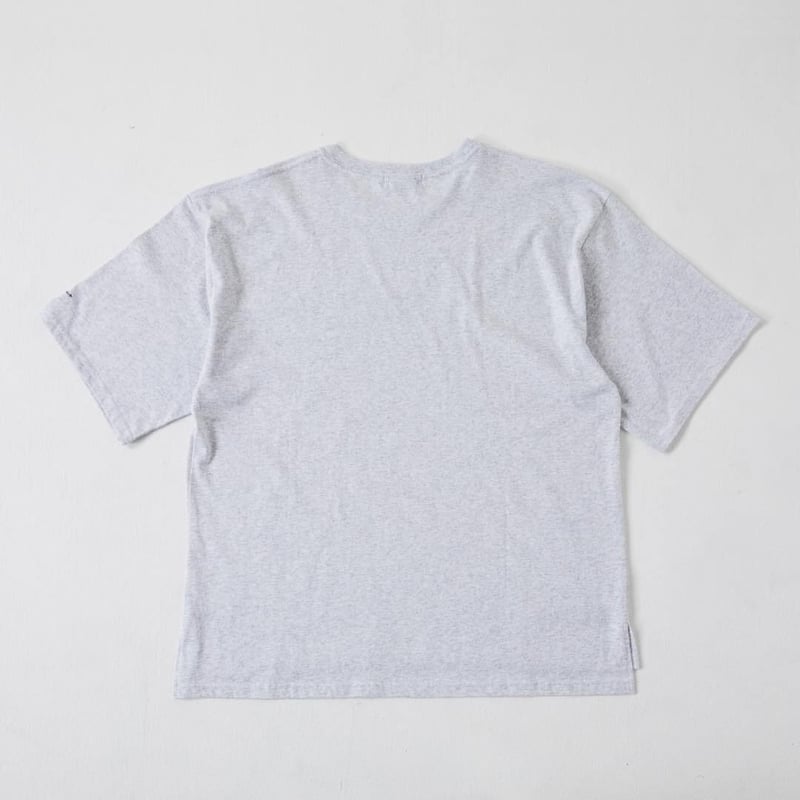 Neko Tee （Akubi）-ミックスグレー | harapeco Store