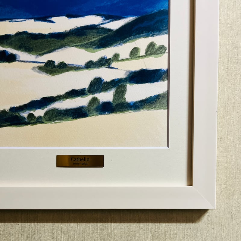 ベルナール・カトラン＜ミルマンドの郊外＞リトグラフ 1987 | A.Gallery