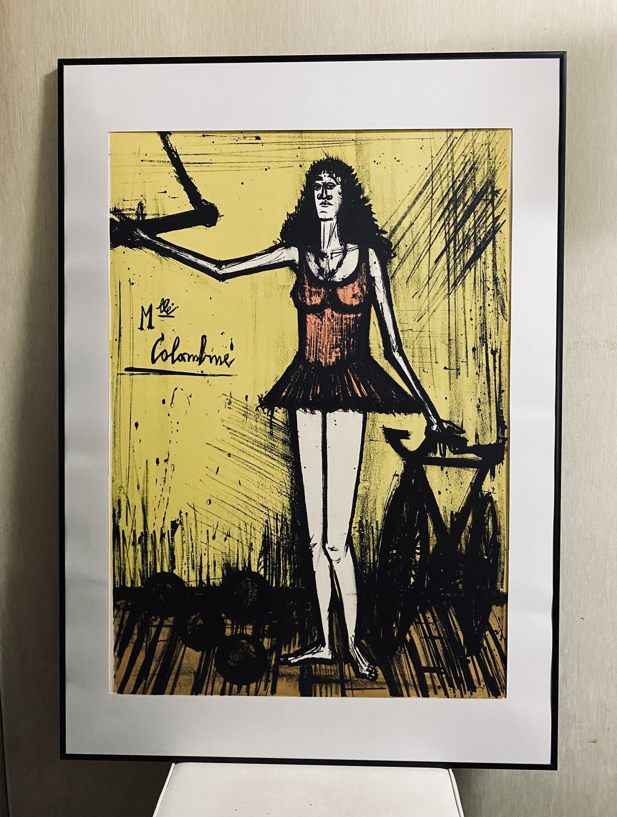 ベルナール·ビュッフェ 【女の顔】 オリジナルリトグラフポスター 割引