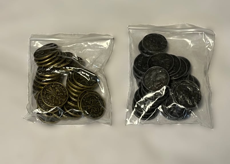 アップグレードセット]インフェルノ用プレイマット+メタルコイン+守護