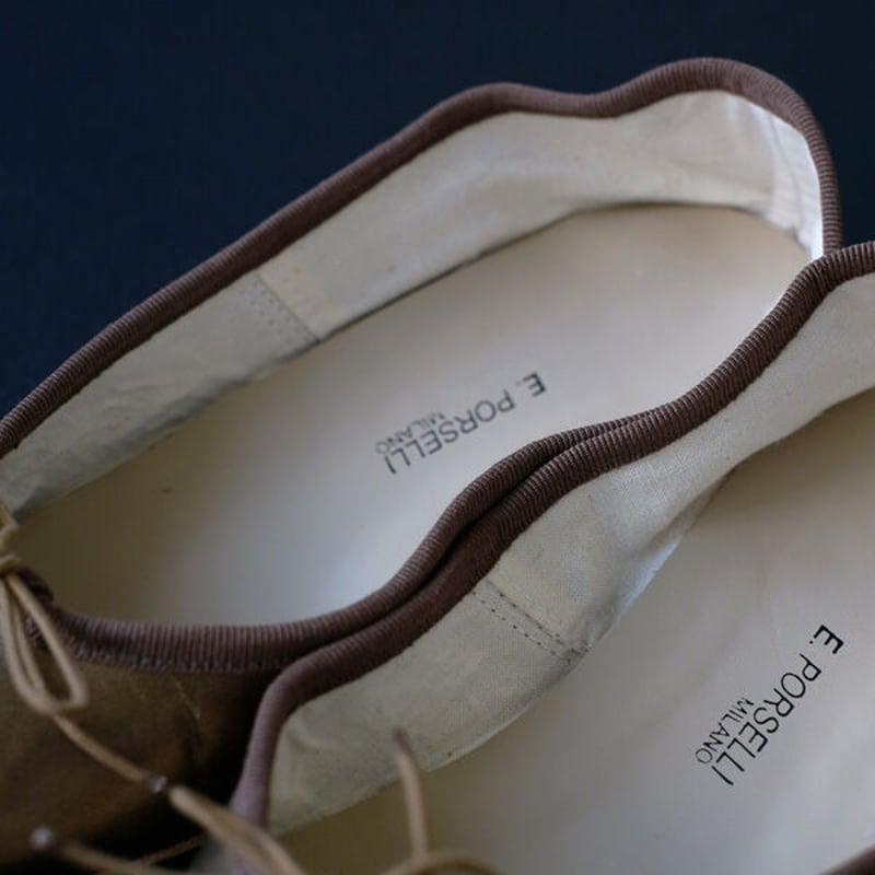 Porselli ポルセリ バレエシューズ ブロンズ ハンドメイド 国内正規品