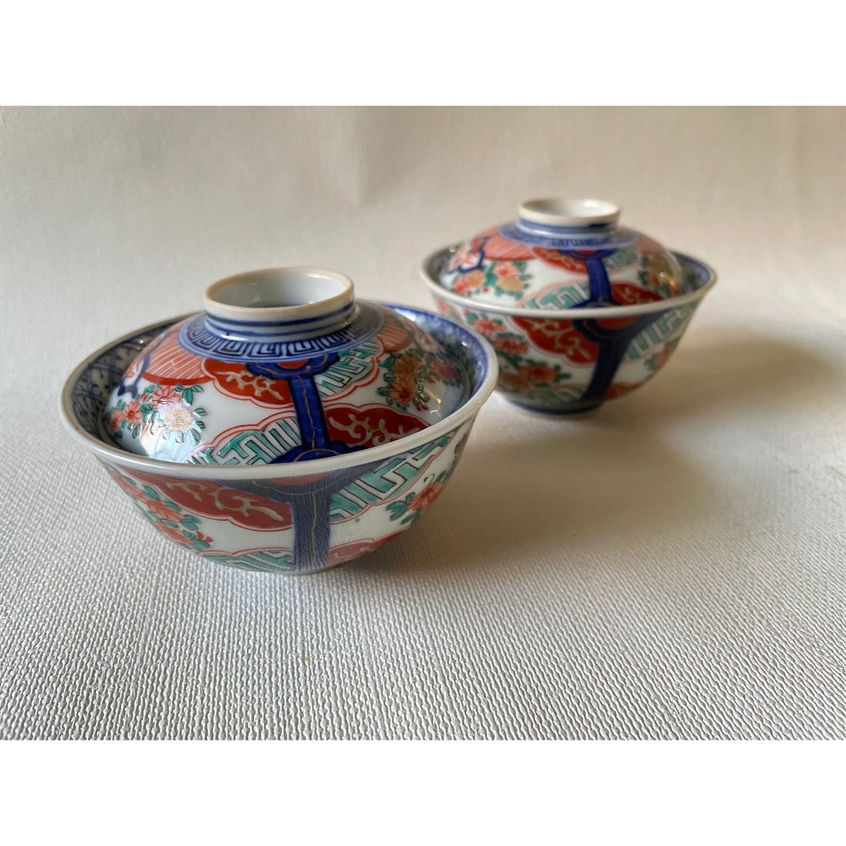 大聖寺伊万里 蓋付き茶碗 鳳凰文様 江戸後期 | れいゆぅる rayures