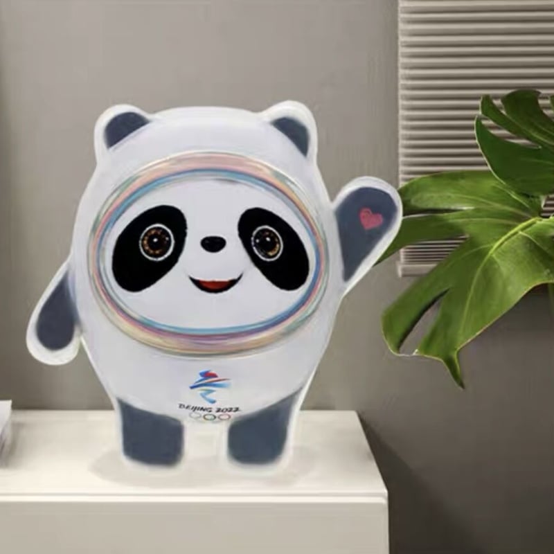 06 】ビンドゥンドゥン ☆ ぬいぐるみ（15cm）《冰墩墩・毛毯玩具