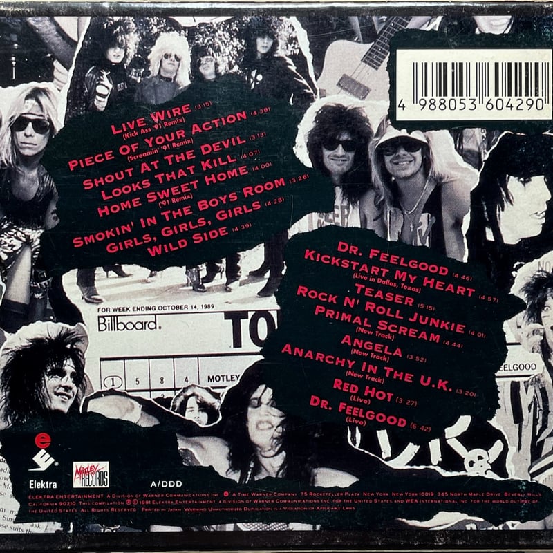 モトリー・クルー/Motley Crue/デケイド・オブ・デカダンス/Decade Of