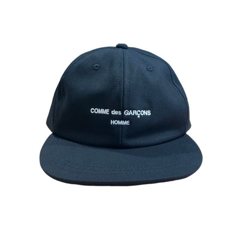 COMME des GARCONS HOMME LOGO CAP BLACK | MAROON