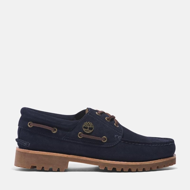 Timberland Authentic 3 Eye Classic Blue Suede |