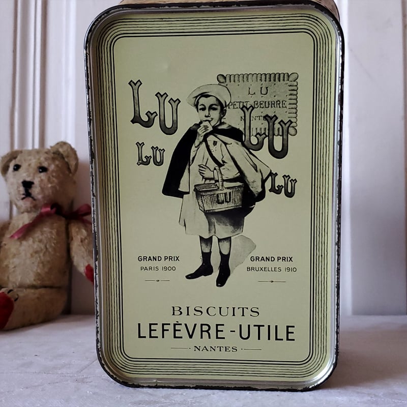 LUビスケットパニエ缶 | リボンときどきネコ