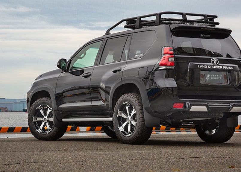 ランドクルーザープラド 150 後期 リアバンパースキッド 未塗装品