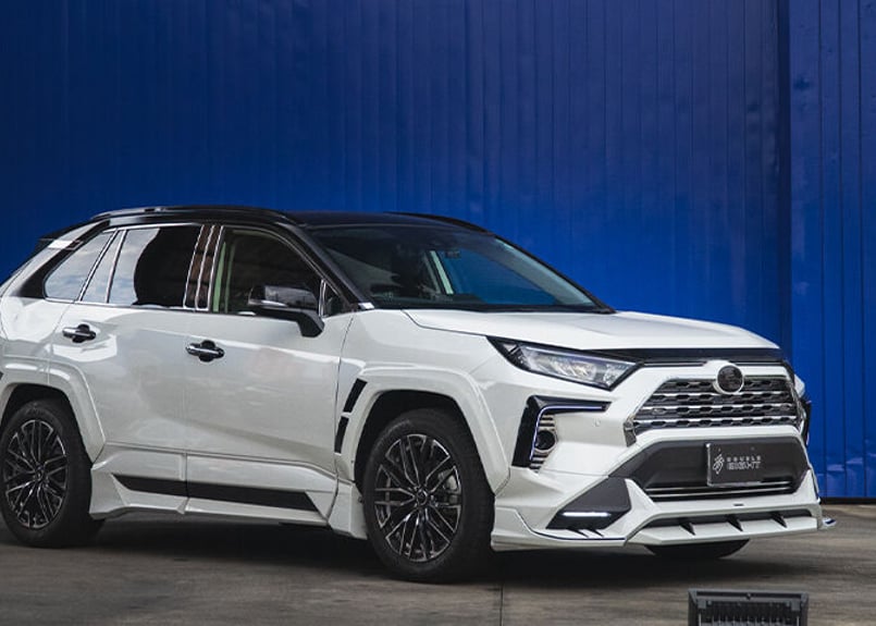 RAV4 TRD用 フロントセンタースポイラー 未塗装品 ダブルエイト | GMG