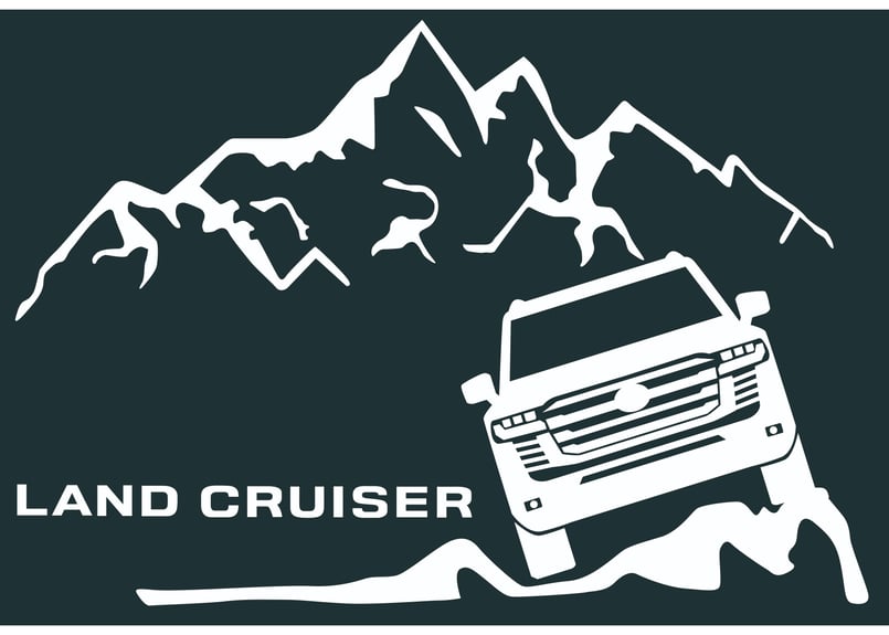 ランクル300 ZX 背景あり ステッカー NO.31 | GMG ONLINE SHOP