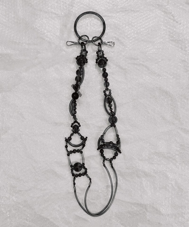 受注生産】Satoko Oishi / strap (clear black) | JURK