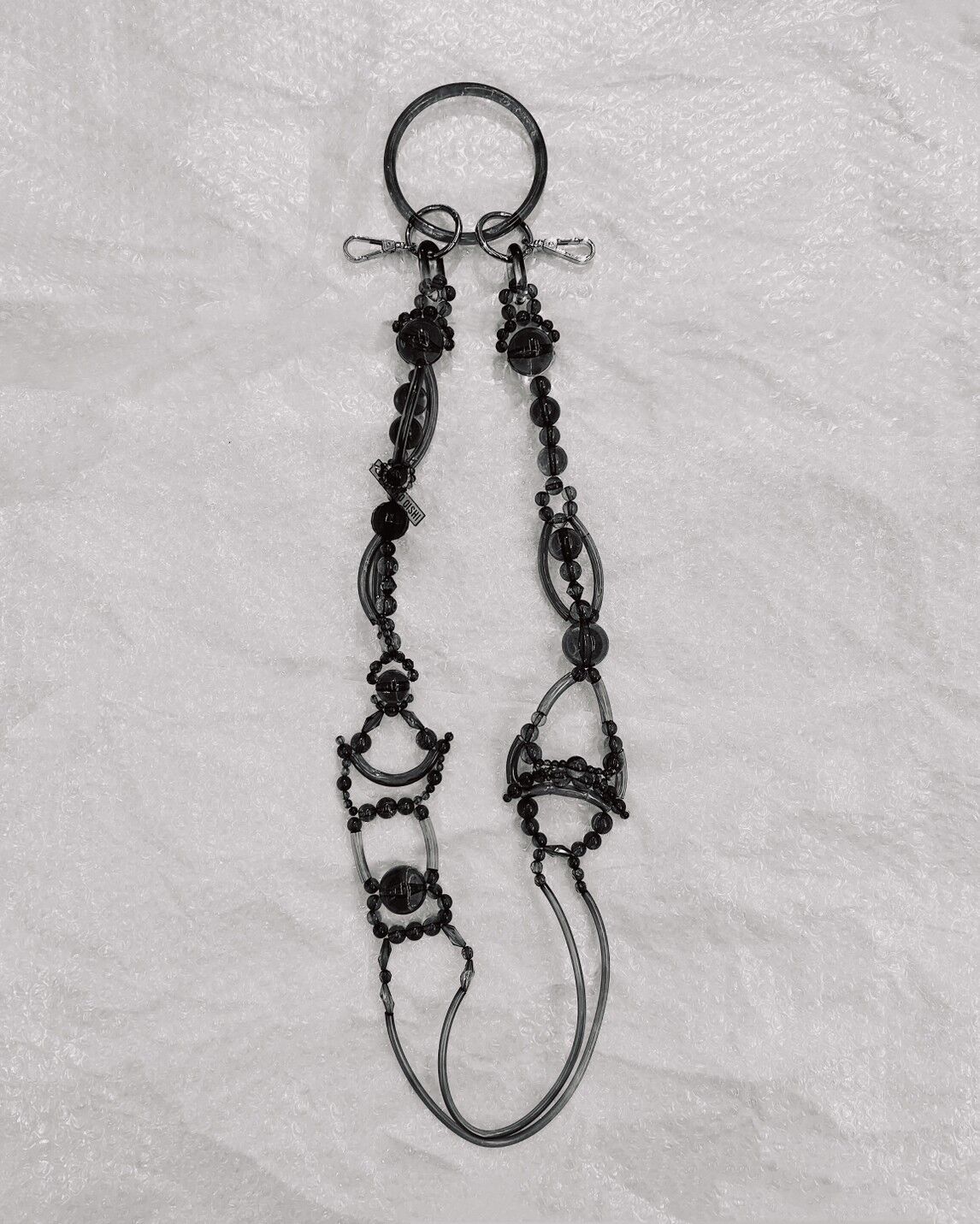 受注生産】Satoko Oishi / strap (clear black) | JURK