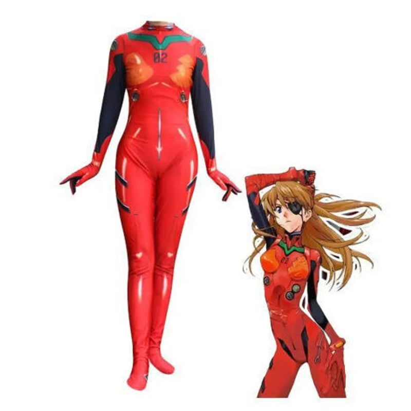 惣流アスカラングレー コスプレ 衣装 プラグスーツ S～XXXL