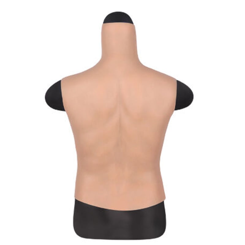 筋肉スーツ シリコン リアル シリコンスーツ 男装 上半身 偽筋肉