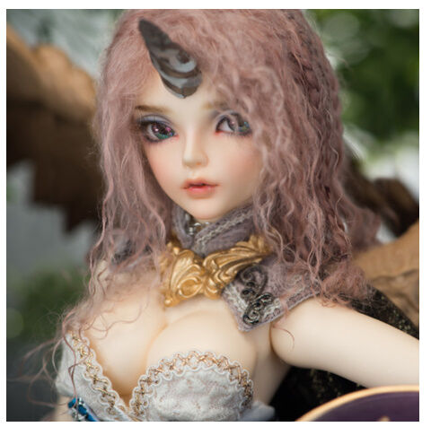 球体関節人形 かわいい 1/4 本体＋眼球＋メイクアップ済み シルカ BJD