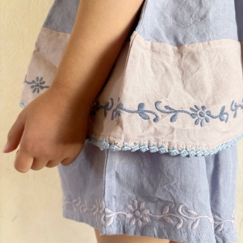 Apolina EMELINE SHORT SET - BLUE-LILAC/LILAC |