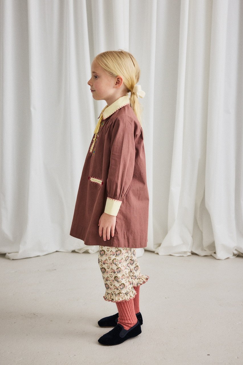 Misha & Puff Ruffle Pedal Pusher - Sugar Calico