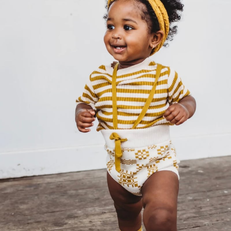 MABLI BRITHLEN BLOOMERS - SAND | Baby Style LAB