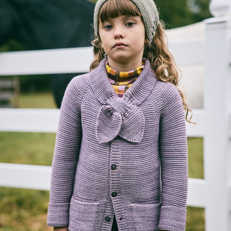 Misha & Puff Scout Cardigan - Periwinkle | Baby