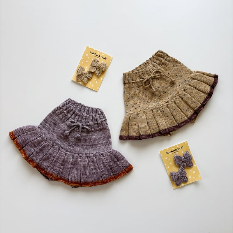 Misha & Puff Skating Pond Skirt - Camel confett