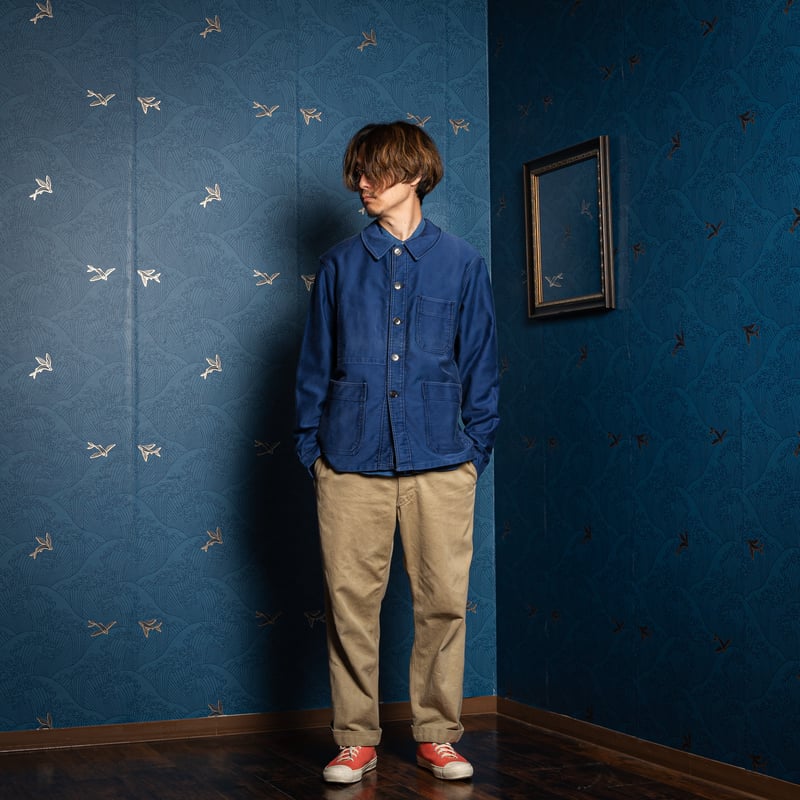 50s France Vintage Adolphe Lafont Blue Moleski