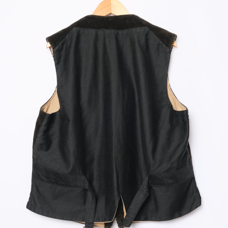 30-40s France Vintage Corduroy Hunting Vest | U