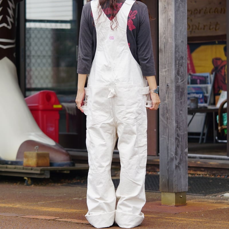 Cushman Double Knee Over All(OFF WHITE DENIM) |