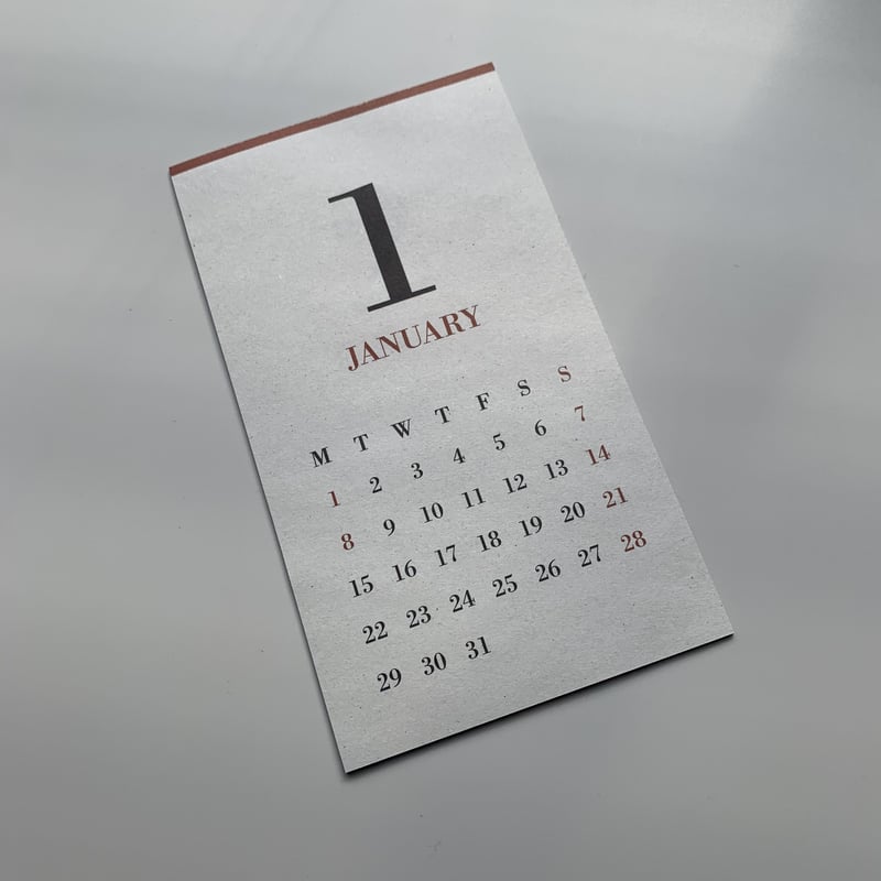 CLAMP CALENDAR 2026 - REFILL | MUCU