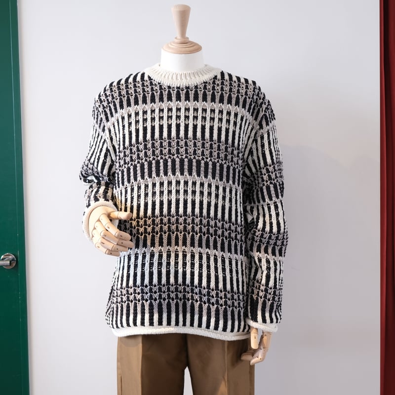 BATONER BN-23SM-020 Men MIX YARN CREW NECK | geep