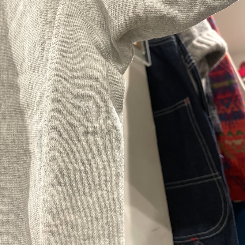 90s Champion リバースウィーブ reverse weave 無地 グレー USA製