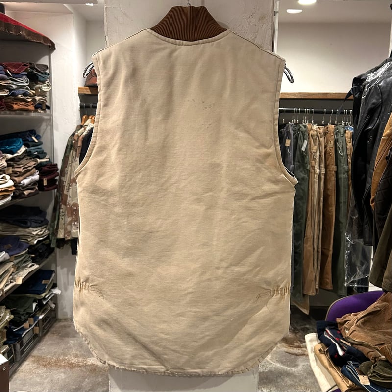 carhartt ダックベスト カーハート ブラウン フェード 雰囲気系 (S3790