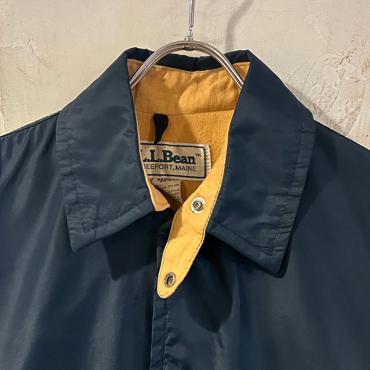 80s L.L.Bean コーチジャケット エルエルビーン チンストラップ