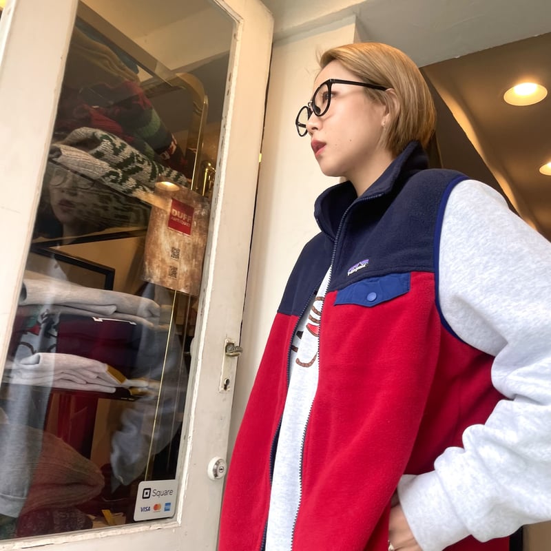 patagonia シンチラスナップT フリースベスト パタゴニア 切り替え