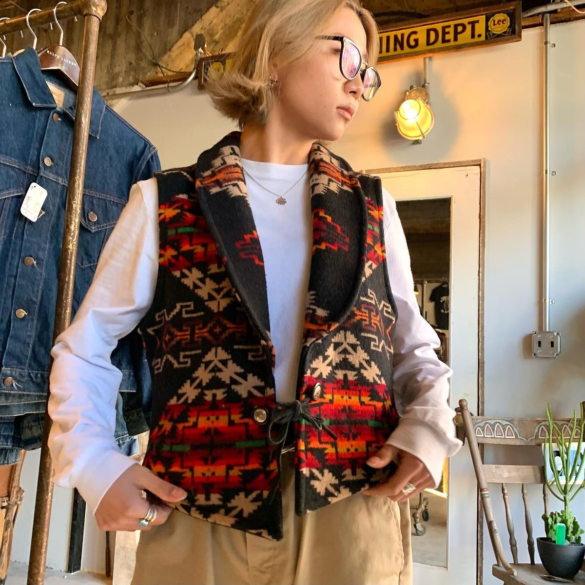 KNOCKABOUTS by Pendleton ペンドルトン ネイティブ柄 ベスト USA製