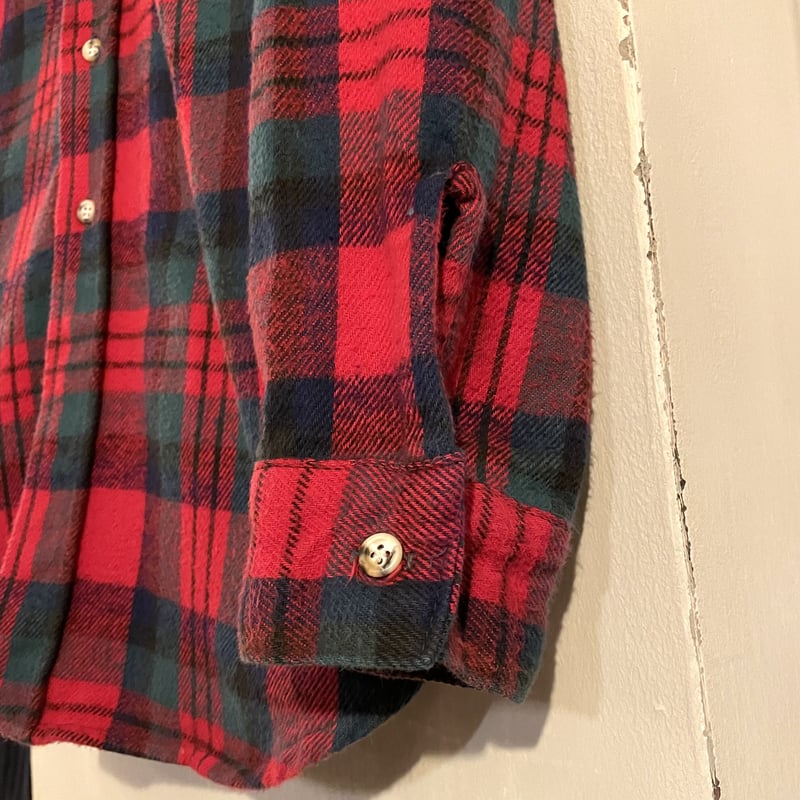 70s FIVE BROTHER ネルシャツ ファイブブラザー USA製 コットンシャツ