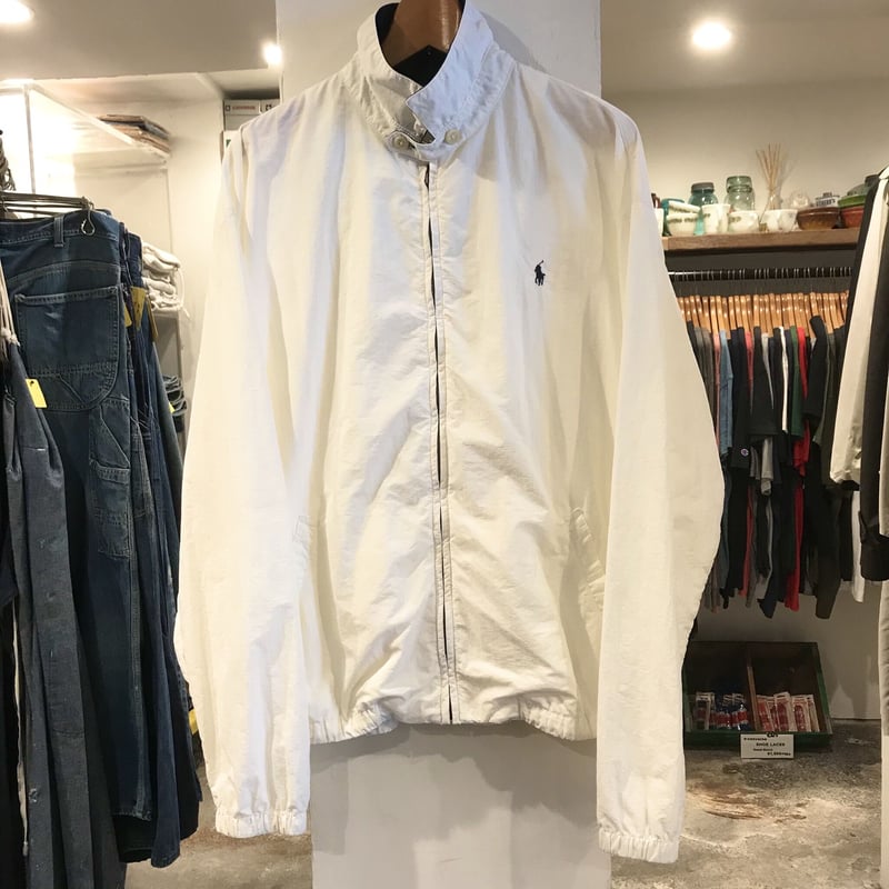 POLO RALPH LAUREN ナイロンジャケット 白 USA製 ラルフローレン | DUFF