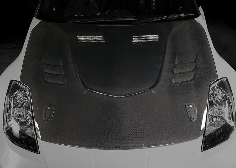 TOP SECRET Z33 G-FORCE エアロボンネット TYPE 2（HR対応）FR