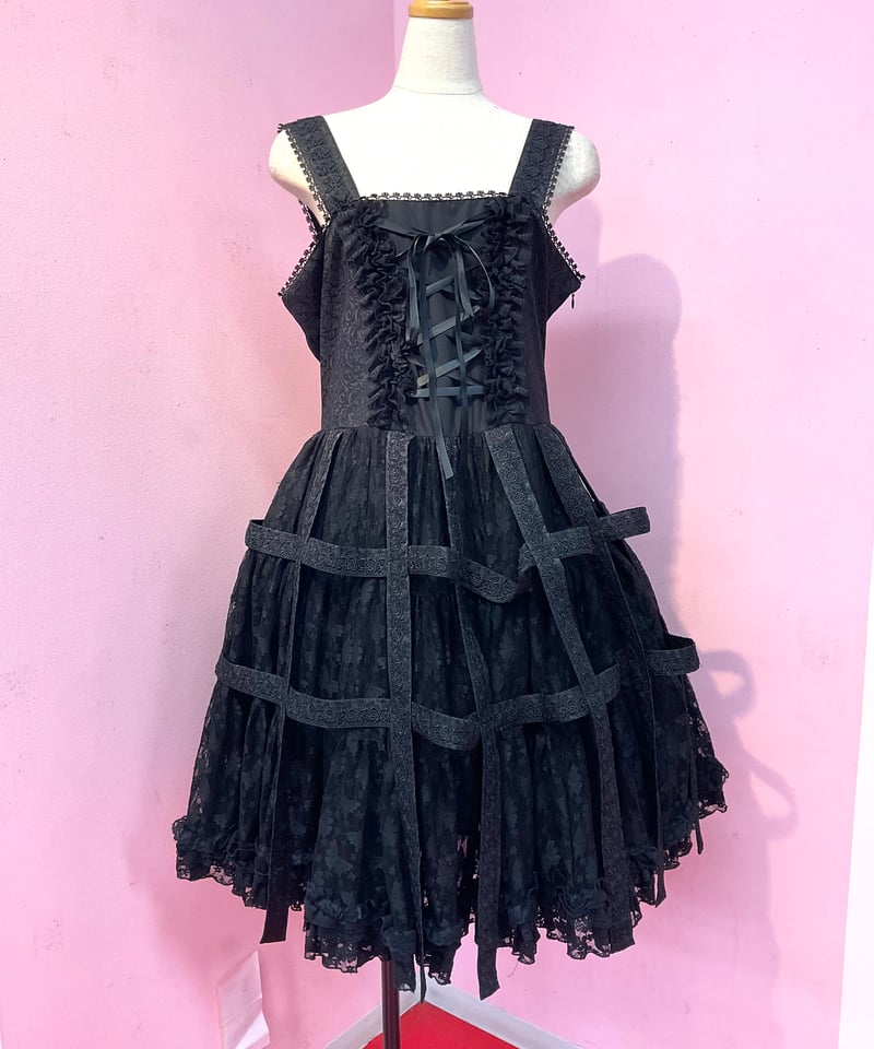 h.NAOTO 》 Rose Bird Cage Dress【XL Size】 SKU:CN