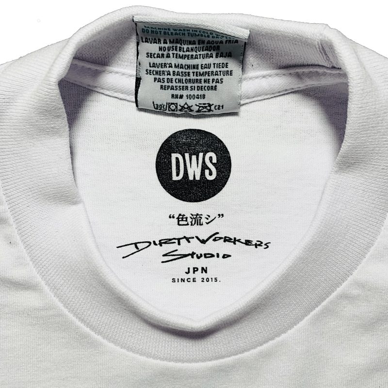 復活】極彩色流シ三原色半袖Tee“Mサイズ” WHT | DWS STORE