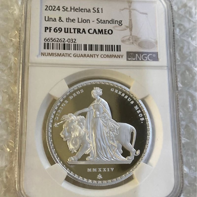 2024年版 NGC鑑定PF69 ウナとライオン 東インド会社 ウィリアム