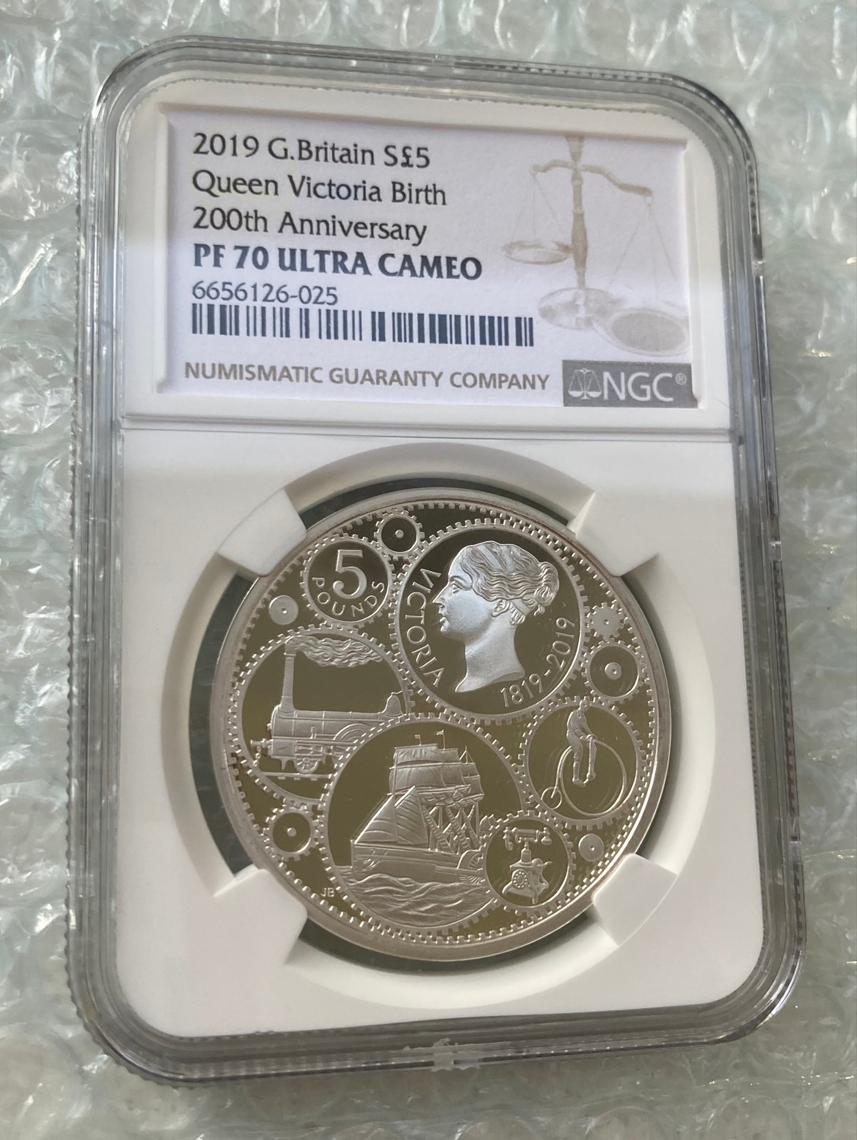 NGC鑑定PF70 ロイヤルミント 2019年 ヴィクトリア女王 生誕200周年記念