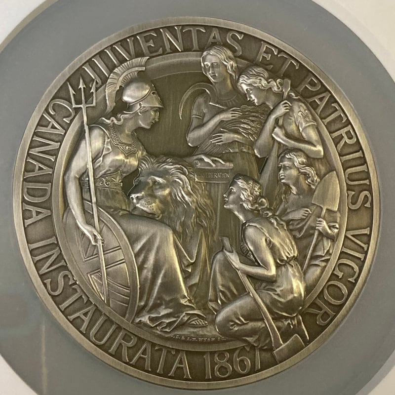 世界で5枚のNGC鑑定PF70】アンティーク版 カナダのウナとライオン