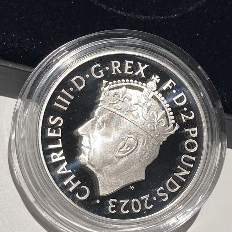 2023年 チャールズ3世 戴冠式記念コイン クラウン 王冠 1オンス銀貨