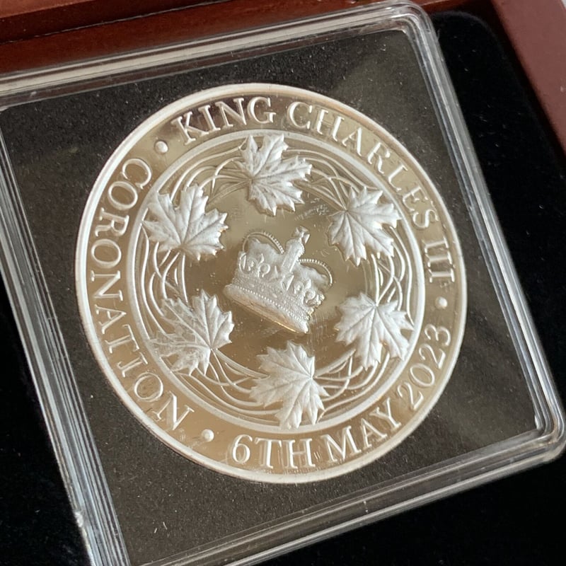 チャールズ3世 戴冠式 1オンス 銀 シルバーメダル 2023年 カナダ