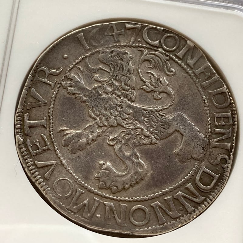 ツ*モ様 1647年オランダ・ユトレヒト ライオンダラー(銀貨) SOLD】1790