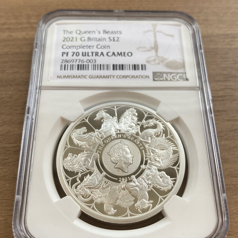 NGC70鑑定】コンプリーター・最終版 クイーンズビースト 1オンス 2