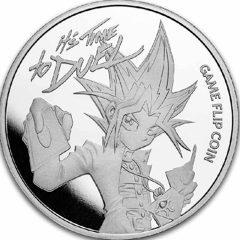25周年記念版】遊戯王 武藤遊戯 ニウエ国 1オンス 2ドル銀貨 シルバー