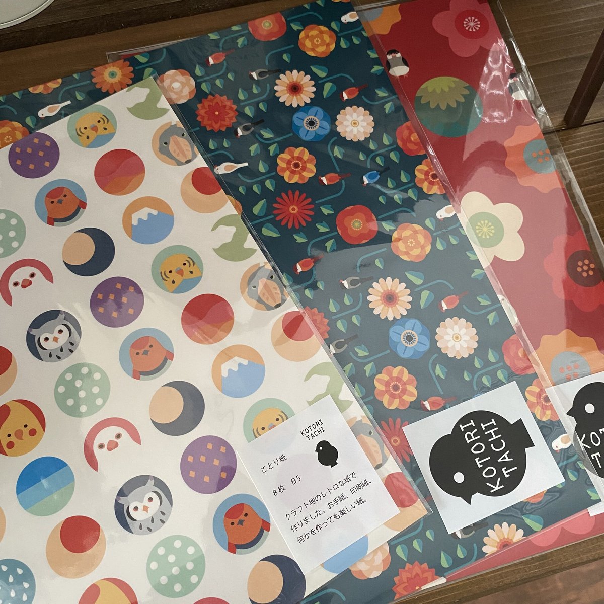 KOTORITACHI】ことり紙 3種 | cattic