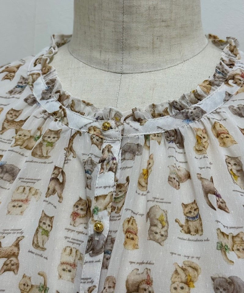 yukiemon】テキスタイルブラウス（3L）_240514005023 | EGAMI O